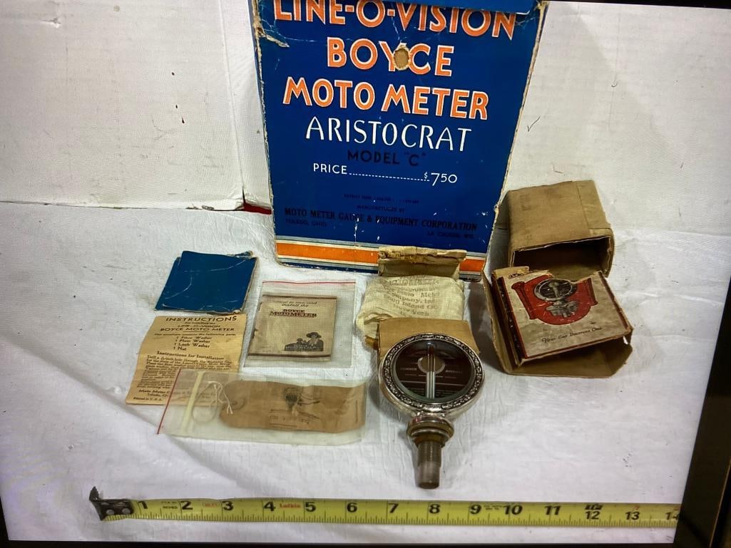 1920's ""Line-O-Vision Boyce Aristocrat Model C" Motor Meter (1 of 8)