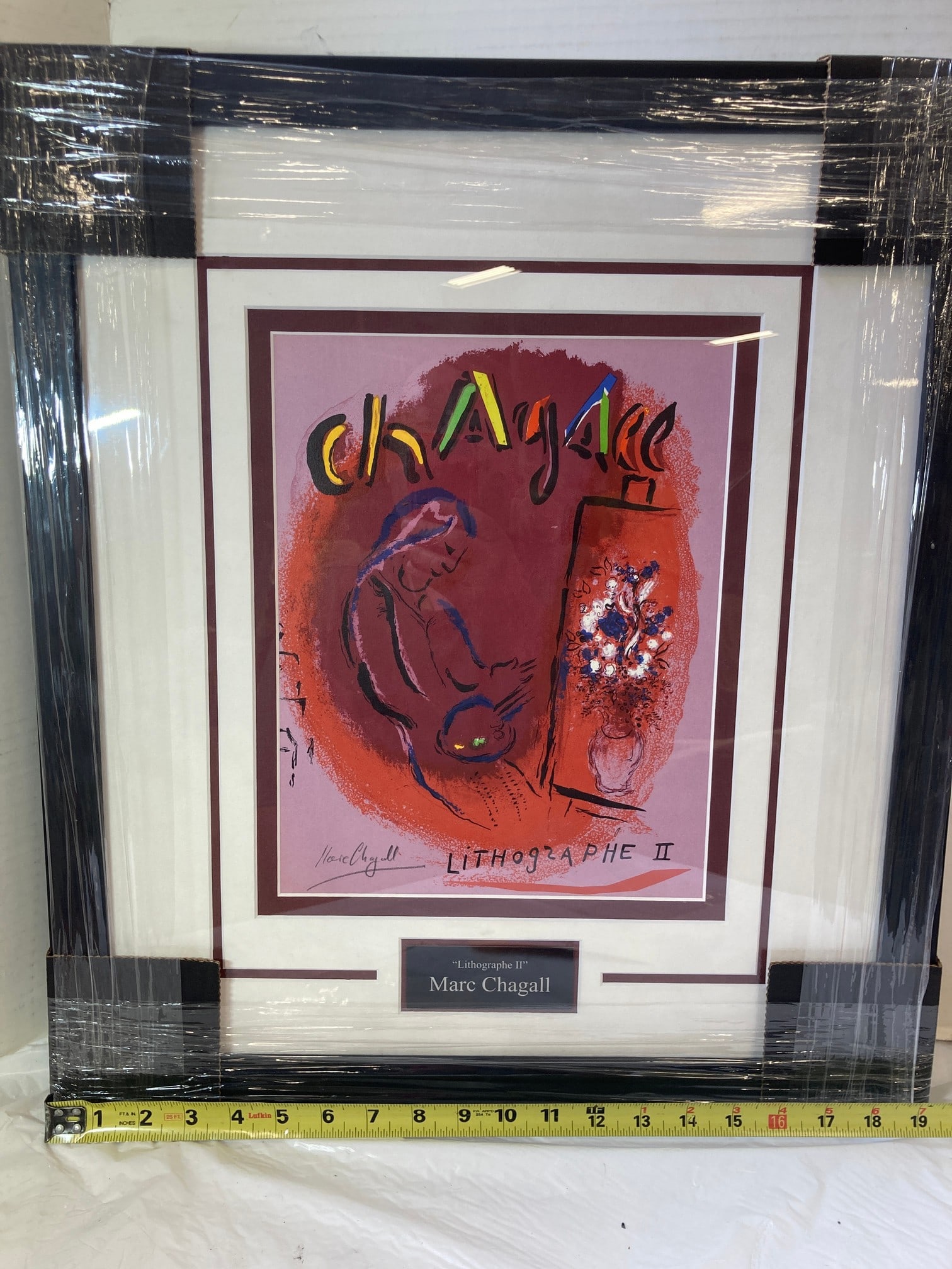Marc Chagall "Lithograph II" Signed Lithograph Photo Frame (1 of 3)