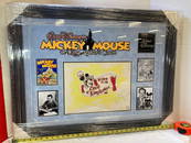 Walt Disney Productions Signed "Mickey Mouse" Drawing Photo Frame