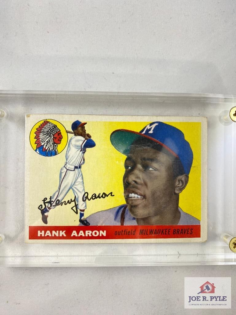 Hank Aaron 1955 Topps 47: Hank Aaron 1955 Topps 47