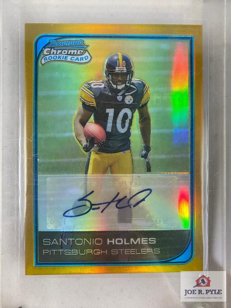 2006 Santanio Homes Bowman Chrome Auto Rookie Card #227 6/50 (1 of 2)