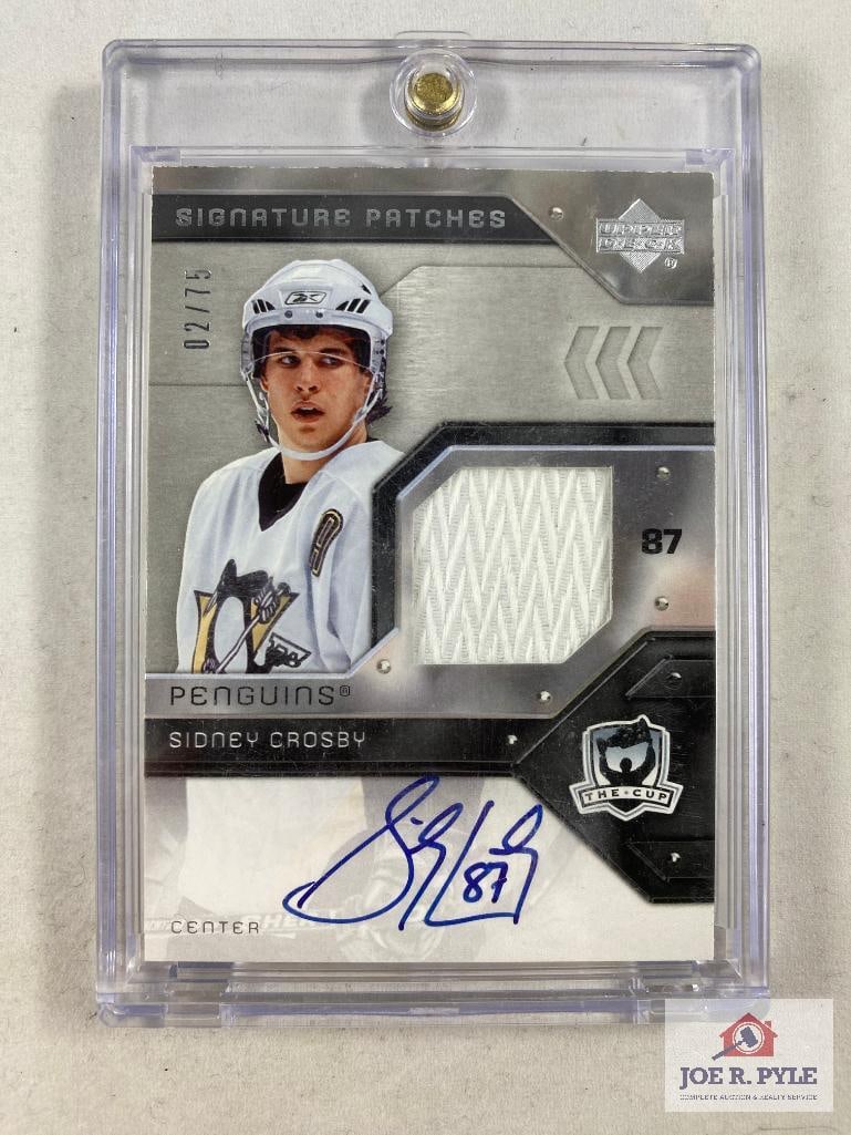2006-07 Sidney Crosby Upper Deck The Cup - Signature Patches #SP-SC 2/75: 2006-07 Sidney Crosby Upper Deck The Cup - Signature Patches #SP-SC 2/75