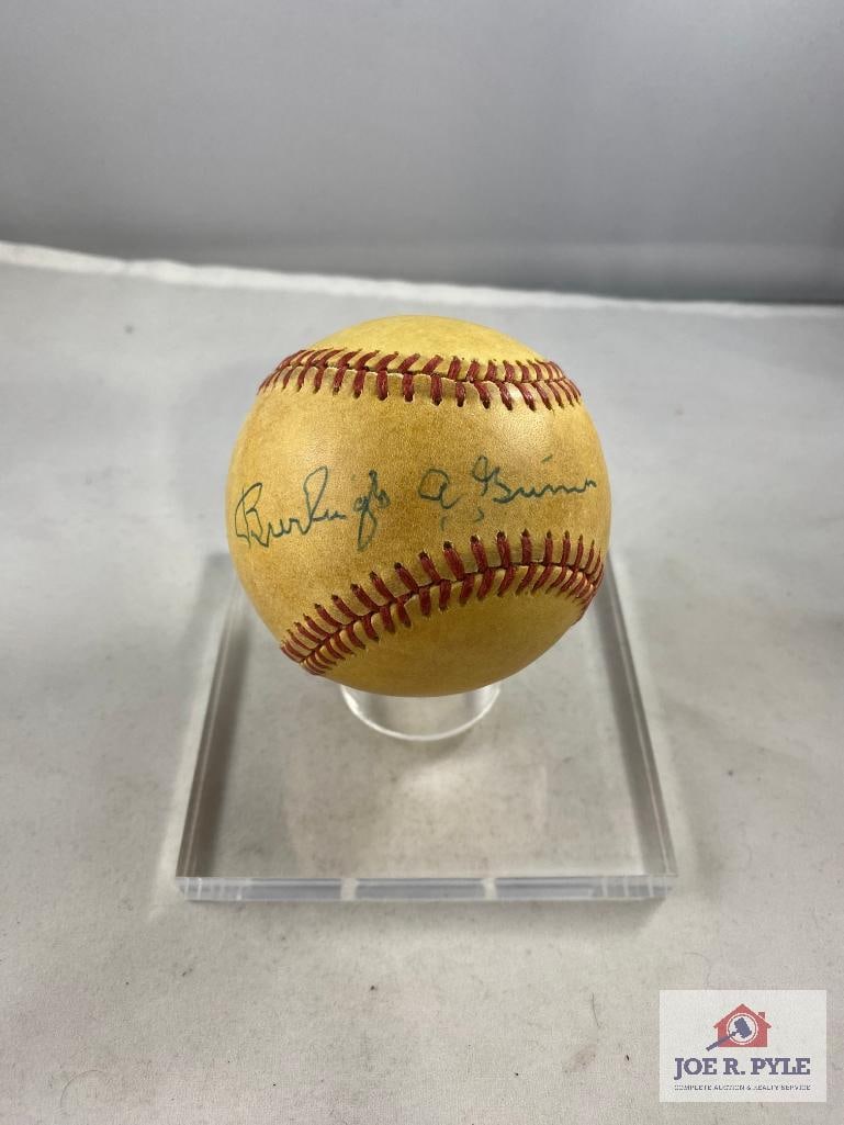 Burleigh Grimes Signed Baseball - no COA (1 of 2)