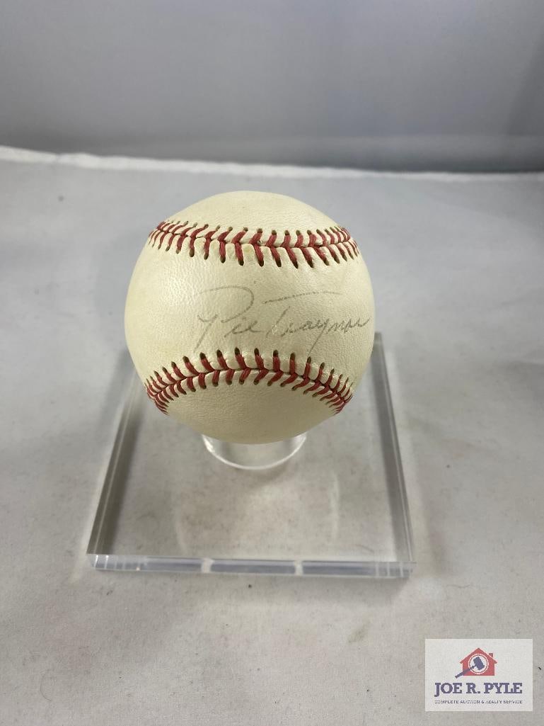 Pie Traynor Signed Baseball - with COA (1 of 3)
