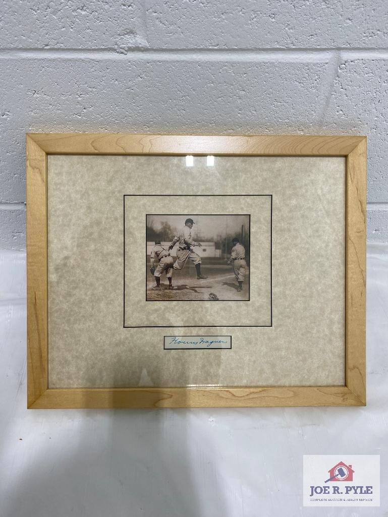 Honus Wagner Photo with Signed Cuts - JSA (1 of 2)