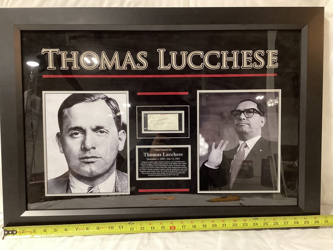 Thomas Lucchese American Gangster cut photo frame  (1 of 3)