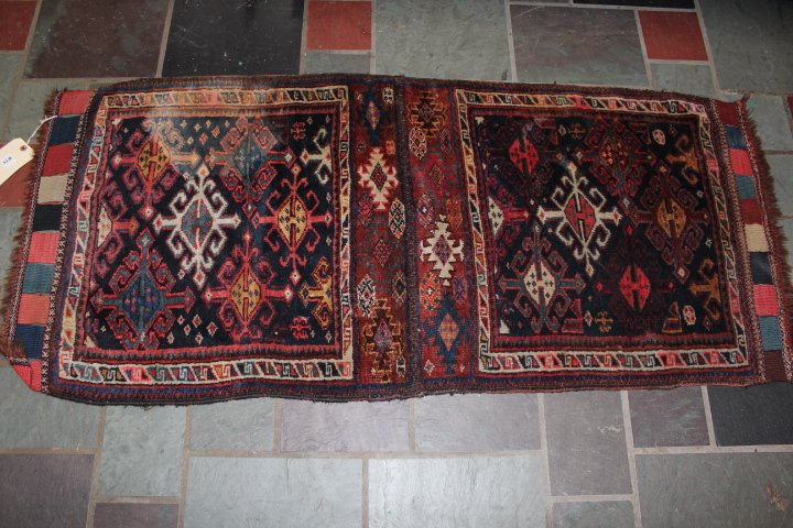 Oriental rug, 26" x 60" minor wear no ref. #: Oriental rug, 26" x 60" minor wear no ref. #