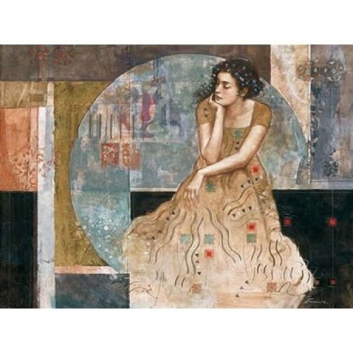 Day Dreamer by Fressinier: L.A.'s renowned romantic artist , Hessam Abrishami , has been reshaping and refining the style known as representastional impresionism ; and here he shows why he is one of the most collectible artists