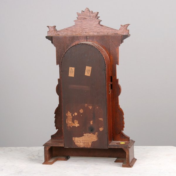 Fine 1880's Renaissance Victorian mantel clock, s - 2