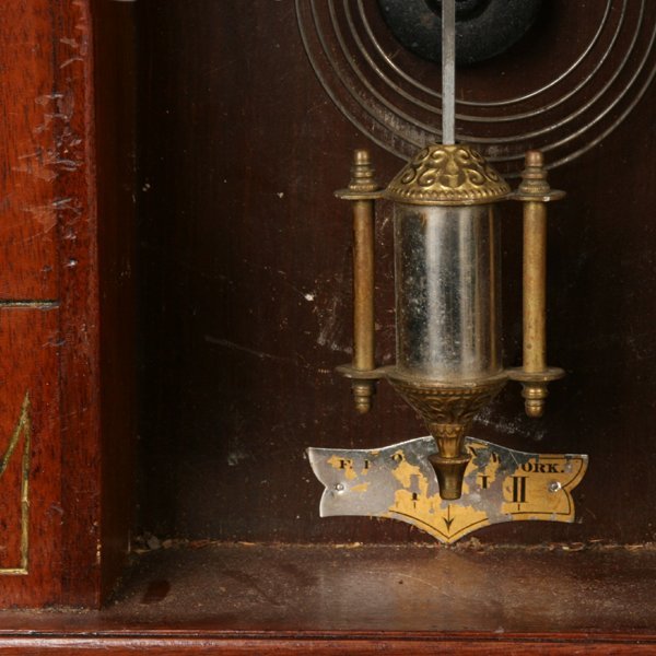 Fine 1880's Renaissance Victorian mantel clock, s - 4