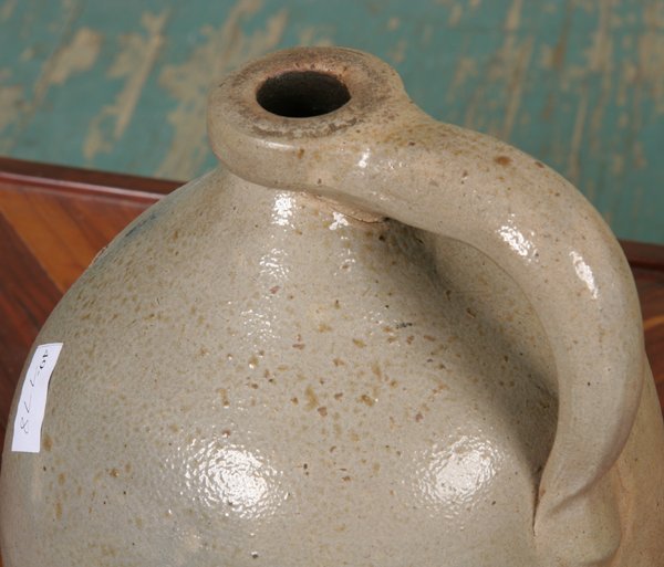 Lot of two pieces stoneware items, 1) two gallon - 4