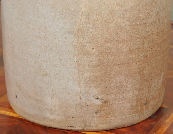 Lot of two pieces stoneware items, 1) two gallon - 5