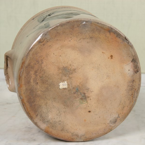 Lot of two pieces stoneware items, 1) two gallon - 8
