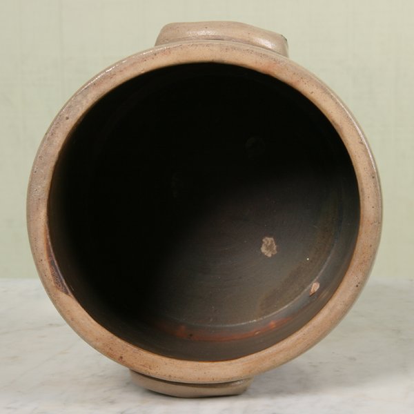 Lot of two pieces stoneware items, 1) two gallon - 9