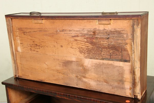 C1800 Hepplewhite four drawer chest, mahogany, sa - 6