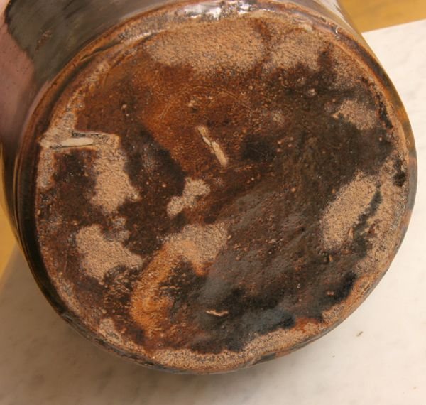 Unusual late 19th Century stoneware float, brown - 4