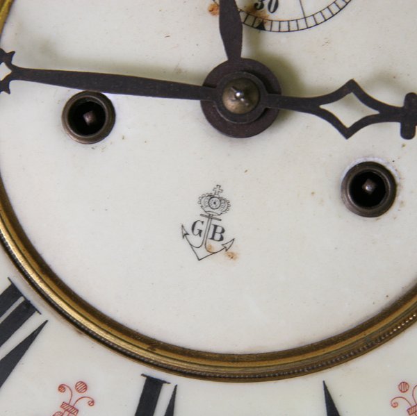 Unusual late 19th Century German regulator wall c - 3
