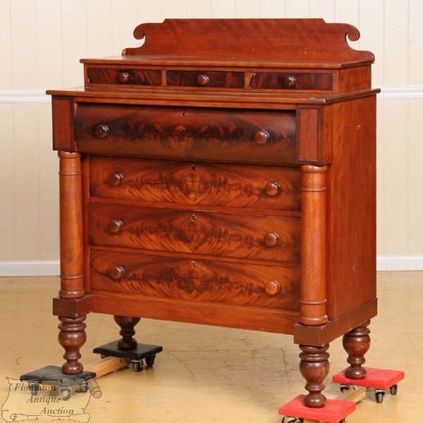 Large early 1800 classical Empire four drawer chest