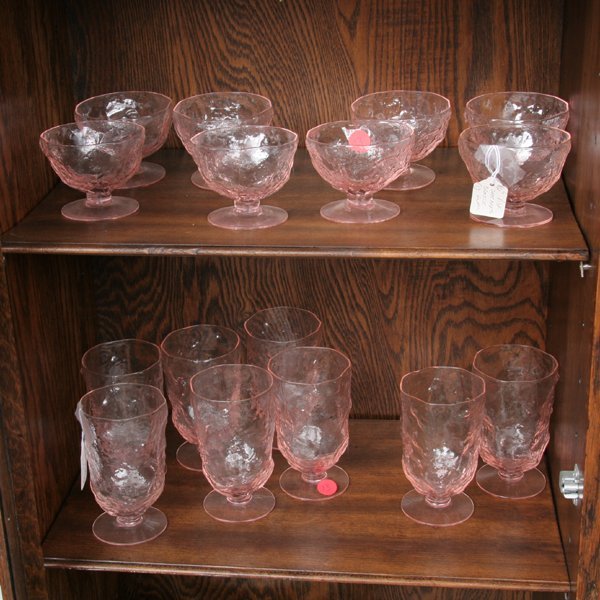 Miscellaneous lot of stemware, four sets, approxi - 2