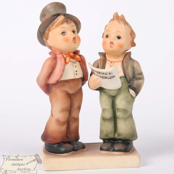 Hummel Figurine, "Duet", 130, 5"t, mark-#5. Good c