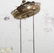 1092: Victorian hanging double angle lamp, solid brass, - 3