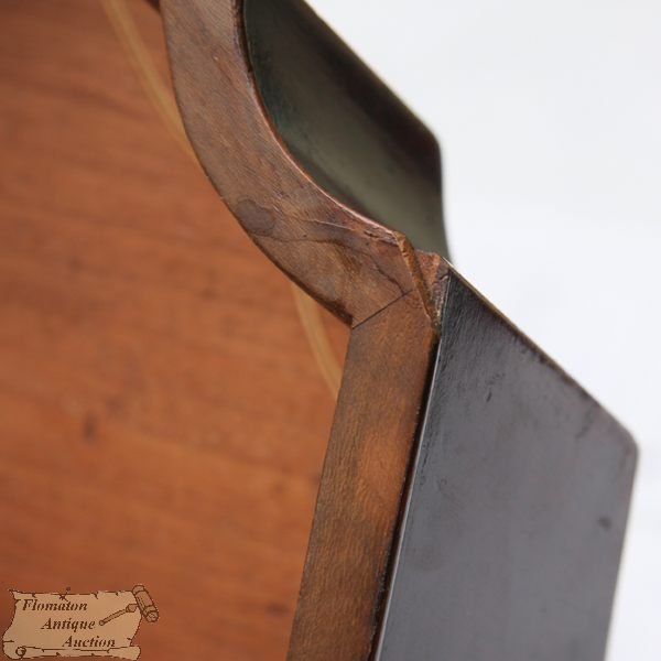C1800 Hepplewhite knife box, mahogany, satinwood t - 10