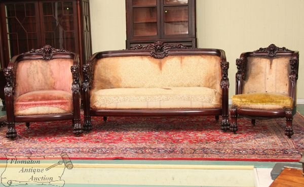 3 pc parlor set, Karpen, Horner style