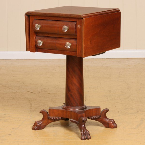 Excellent 19th century Empire Revival two drawer