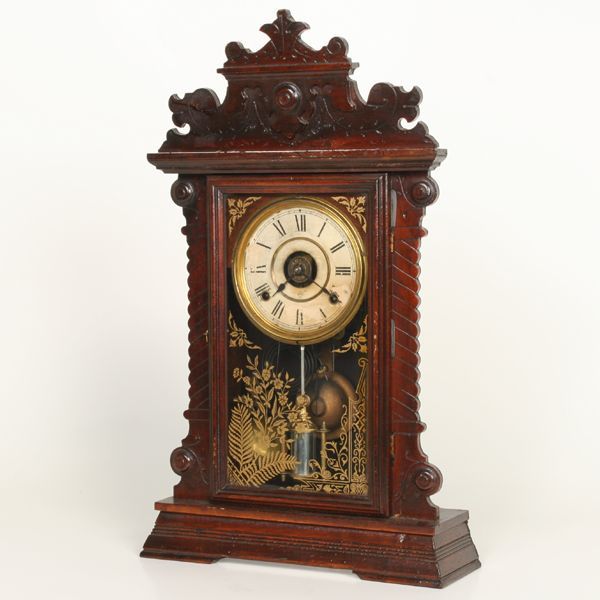 1007 Late 1800's Victorian mantle clock, Seth Thomas,