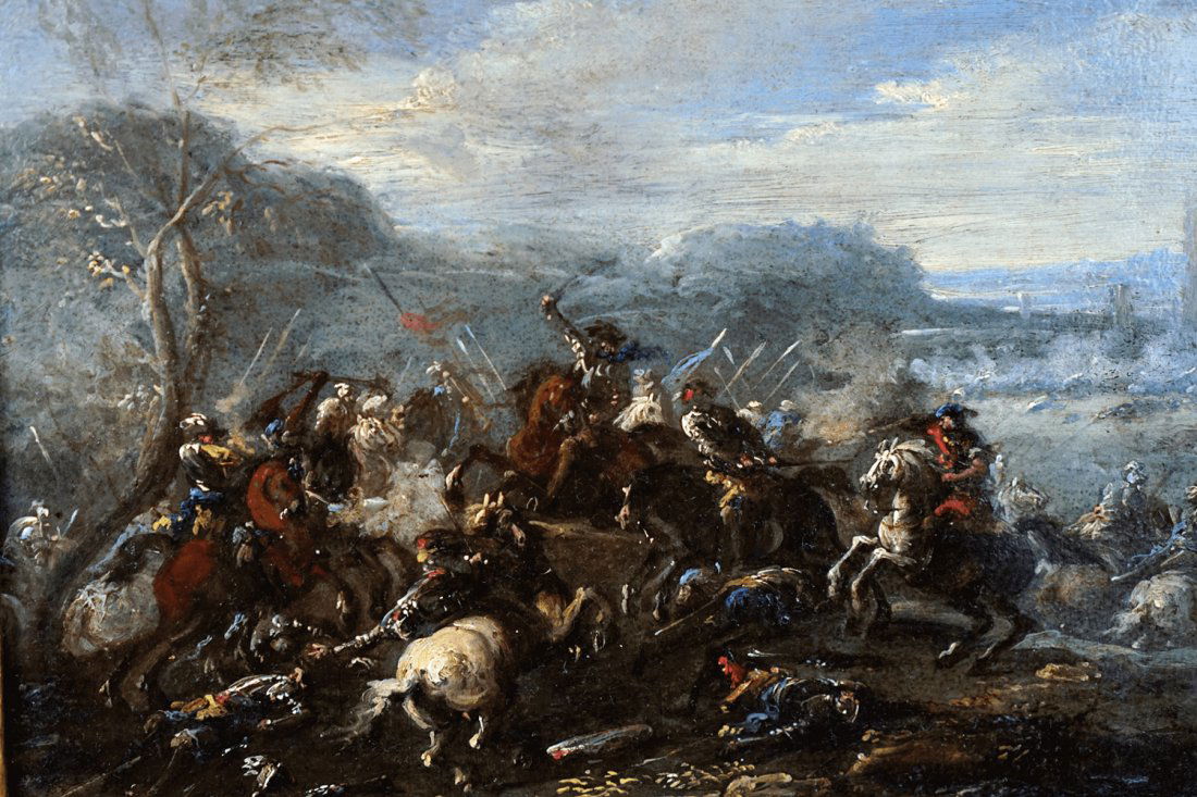 Italian oil painting manner of Pandolfo Reschi (1 of 4)