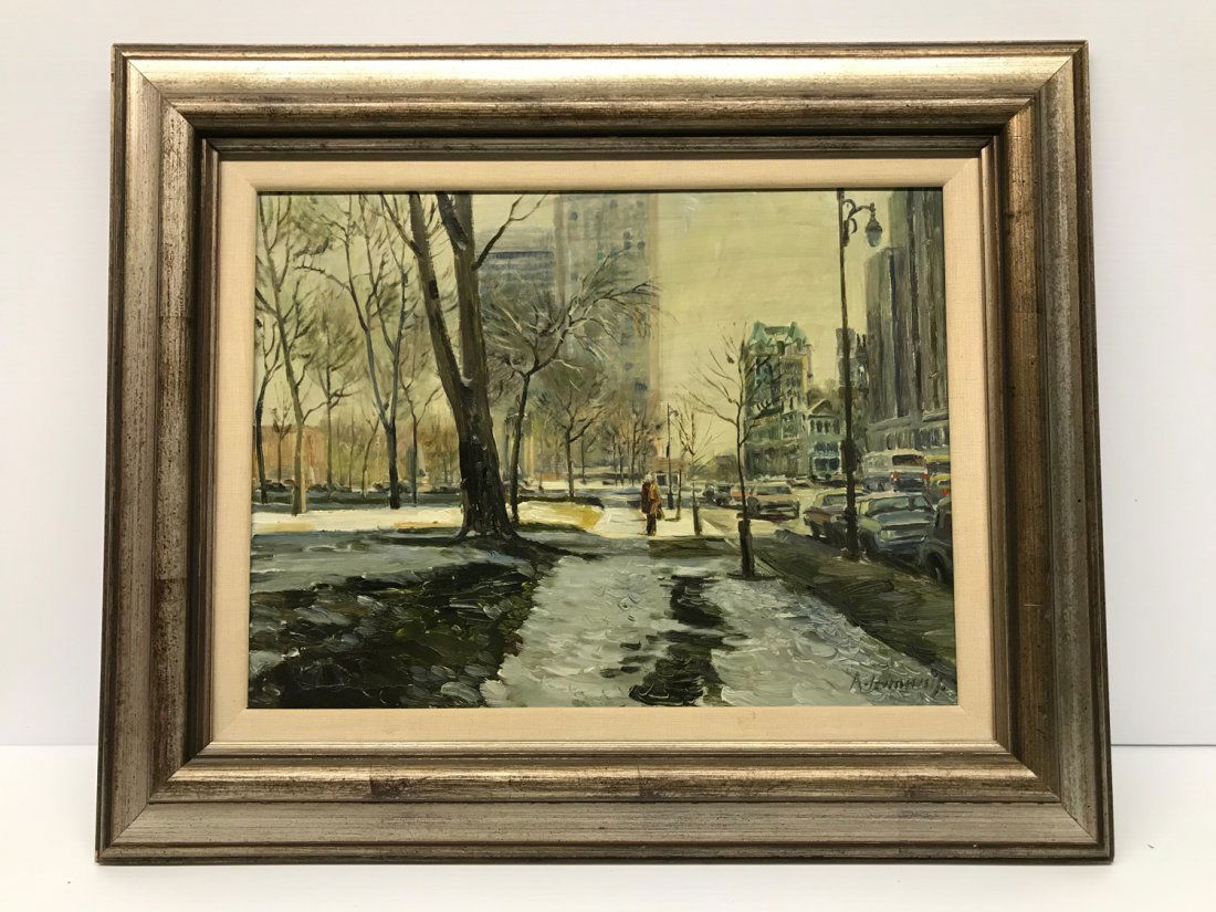 Canadian Andris Leimanis Painting Early Spring 75 (1 of 4)