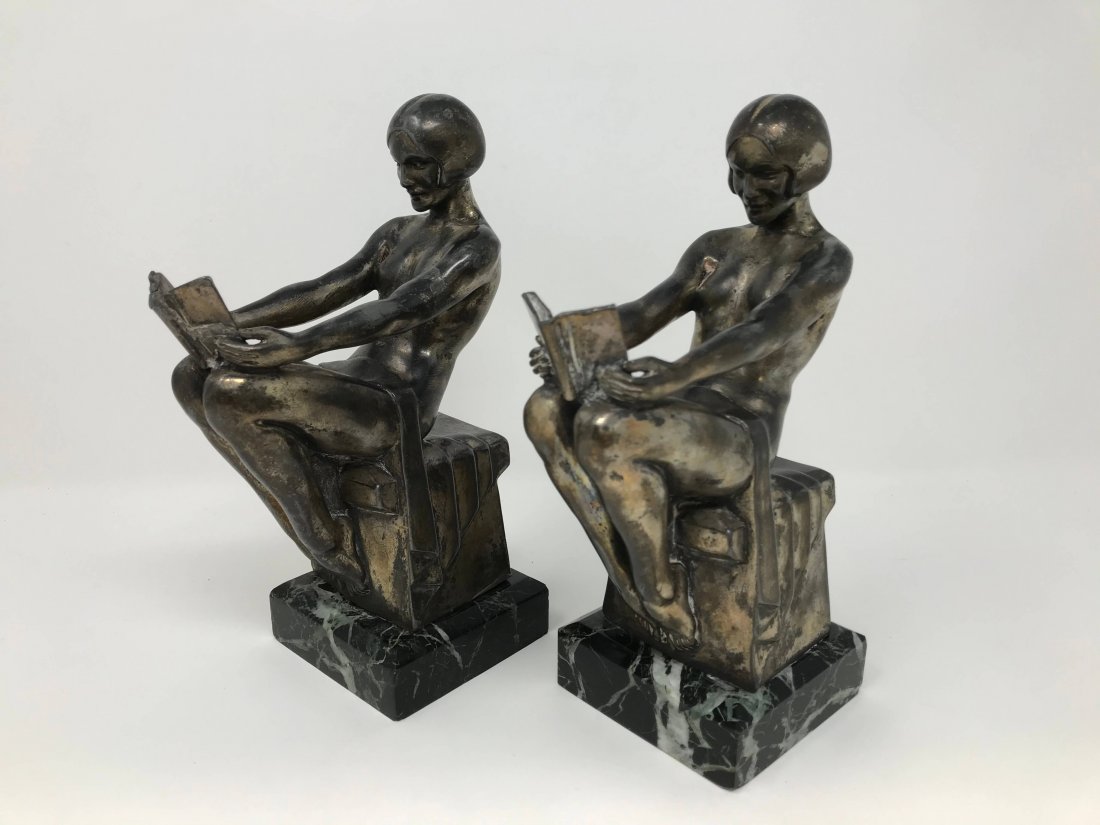Art Deco Bookends by Max Le Verrier (1 of 6)