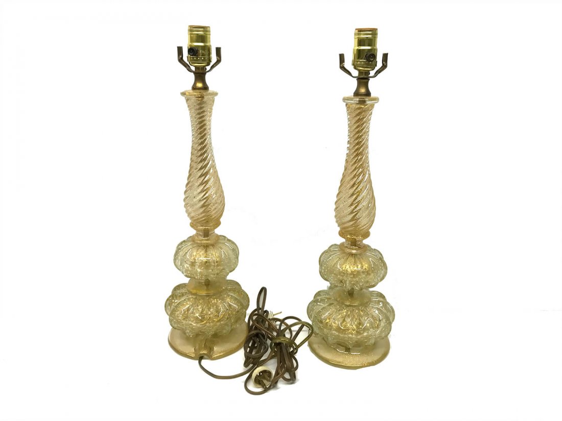 Barovier Toso Murano Italy Table Lamps (1 of 8)