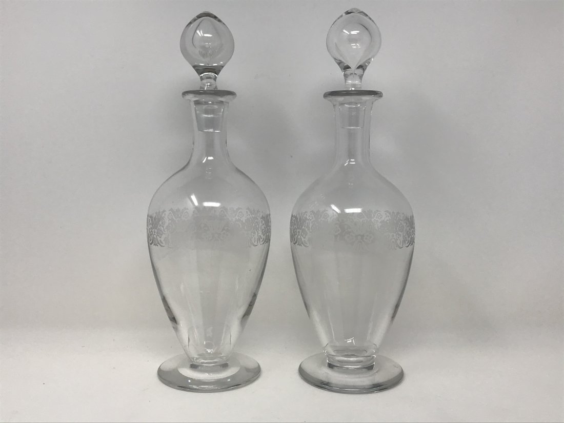Pair of Baccarat Crystal Decanter (n2) (1 of 5)