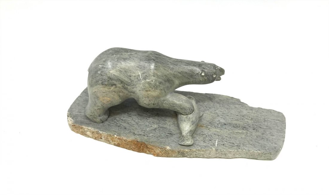 John Ayek Soapstone Bear Carving (1 of 5)