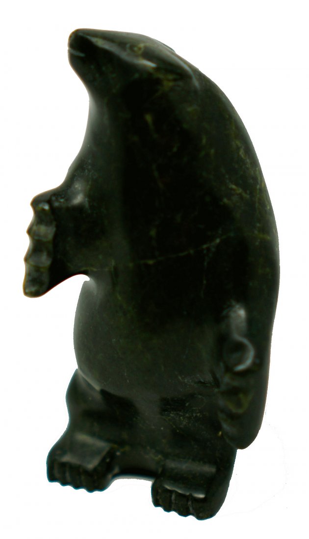 Inuit Eskimo Serpentine Carving of a Dancing Bear (1 of 5)