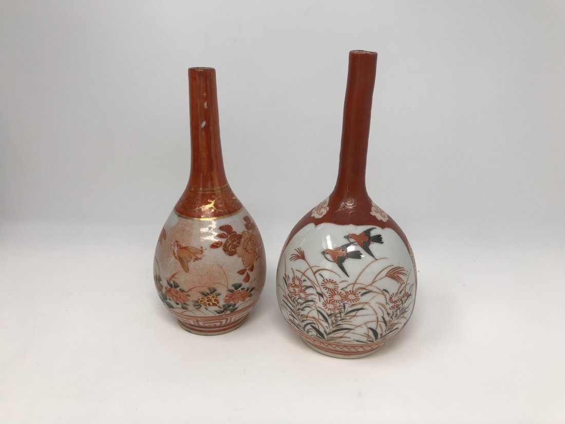 Two Japanese Kutani Vases (1 of 3)