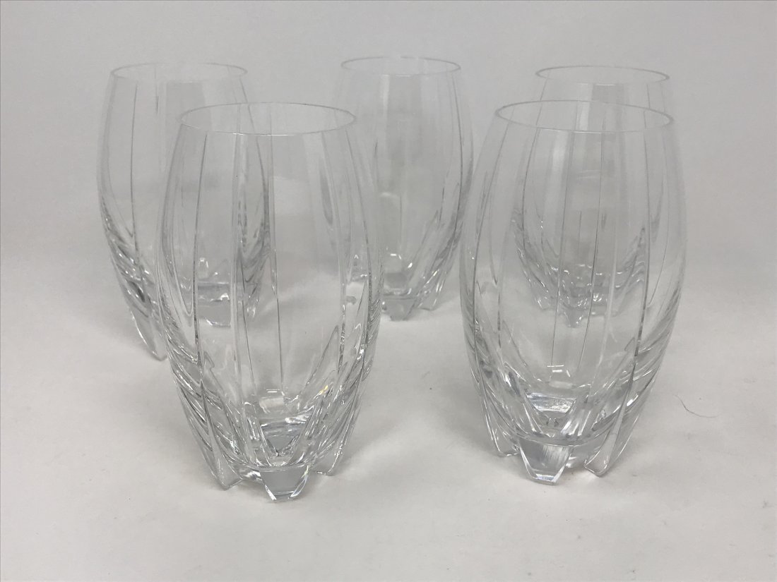 Neptune Baccarat Crystal Highball Set of 5 Glasses (1 of 5)