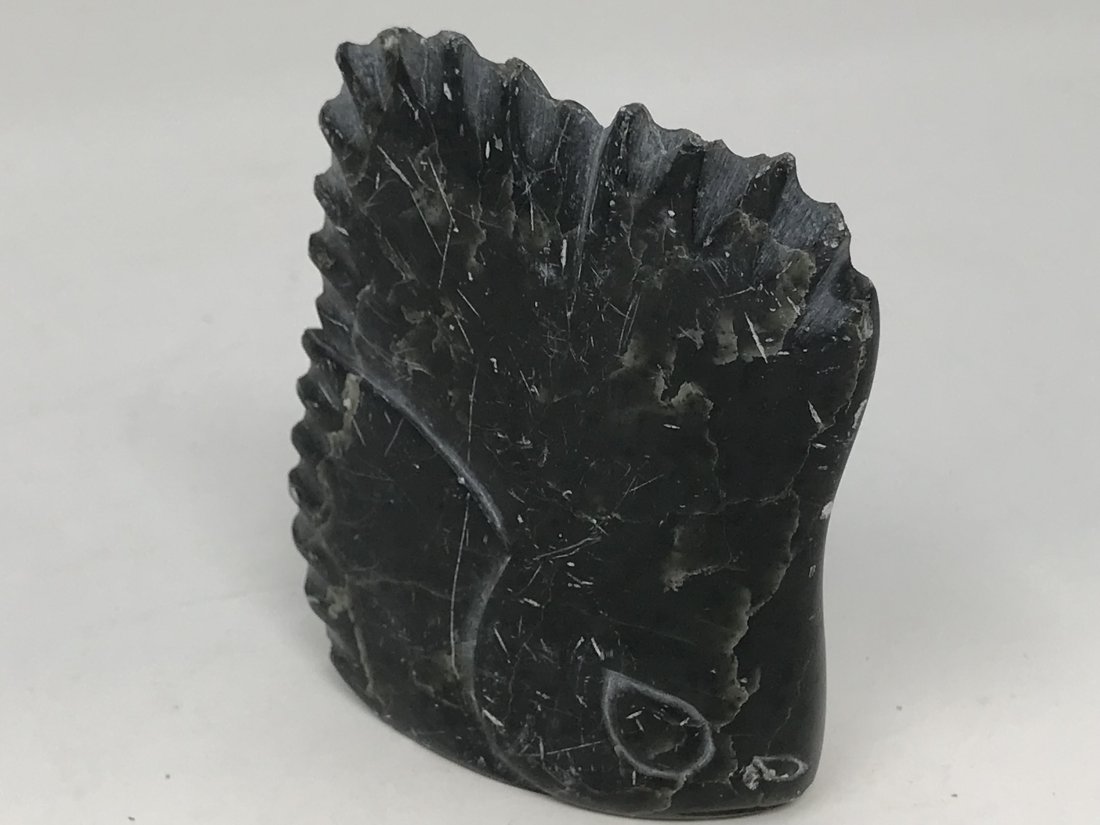 Inuit Eskimo Carving of A Fish Signed & Dated (1 of 4)