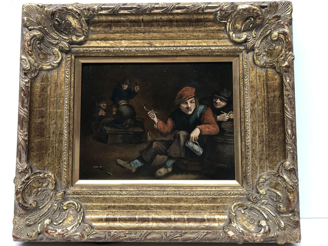 After Tenier Tavern Scene Painting (1 of 4)