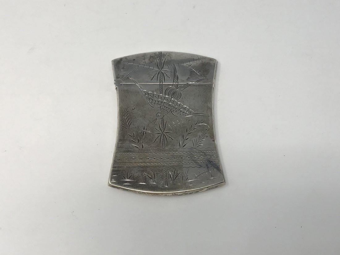 Chinese Sterling Silver Card Case (1 of 3)