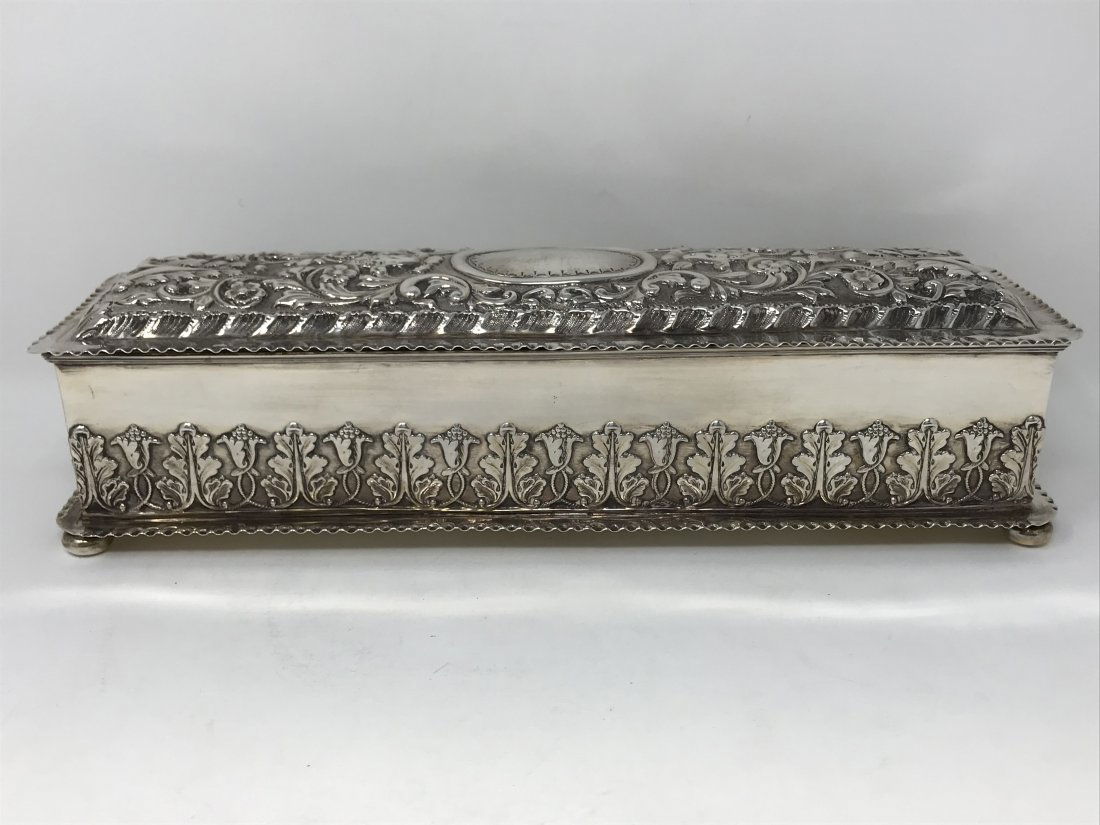 London 1902 Mappin & Webb 925 Silver Jewelry Box (1 of 6)