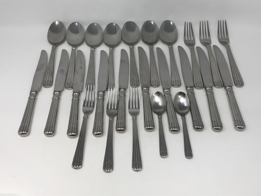 Christofle Osiris Stainless Flatware Set of 25 (1 of 4)