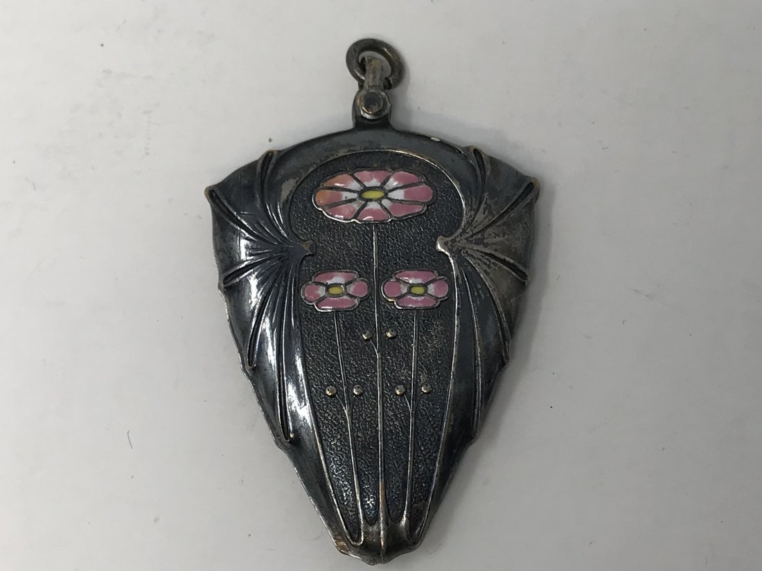 Erhardt & Soehne Judendstil Art Nouveau Enameled Locket (1 of 4)