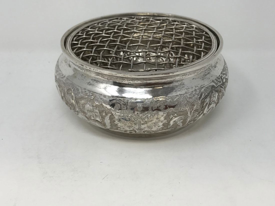 Islamic 875 Silver Frog Bowl (1 of 4)