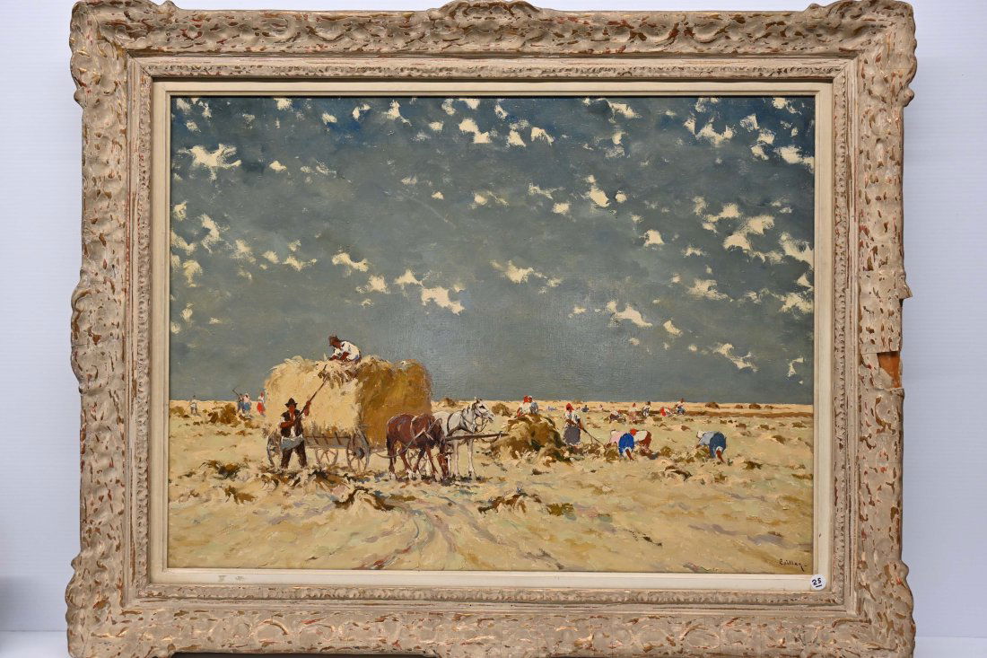 Jozsef Csillag 1894-1977 Work on the Field Painting (1 of 7)