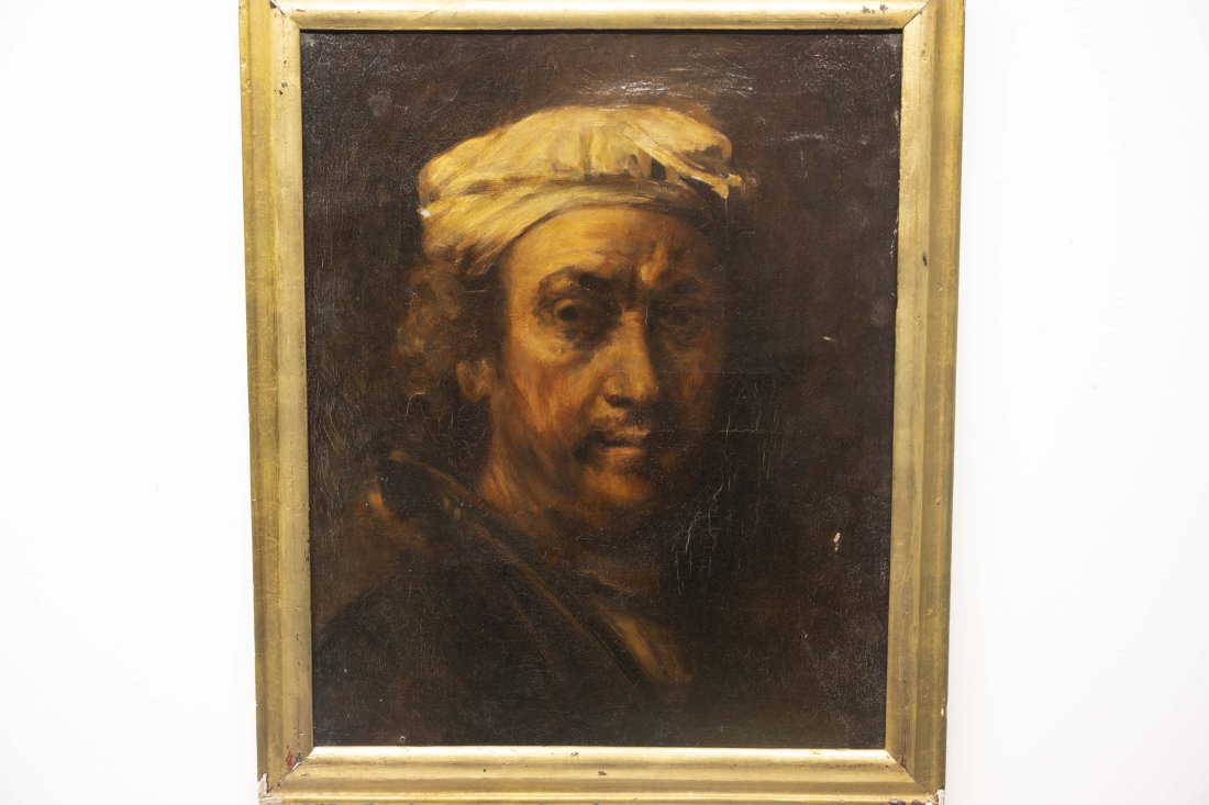 Self Portrait of the Artist after Rembrandt Van Rijn Painting (1 of 10)