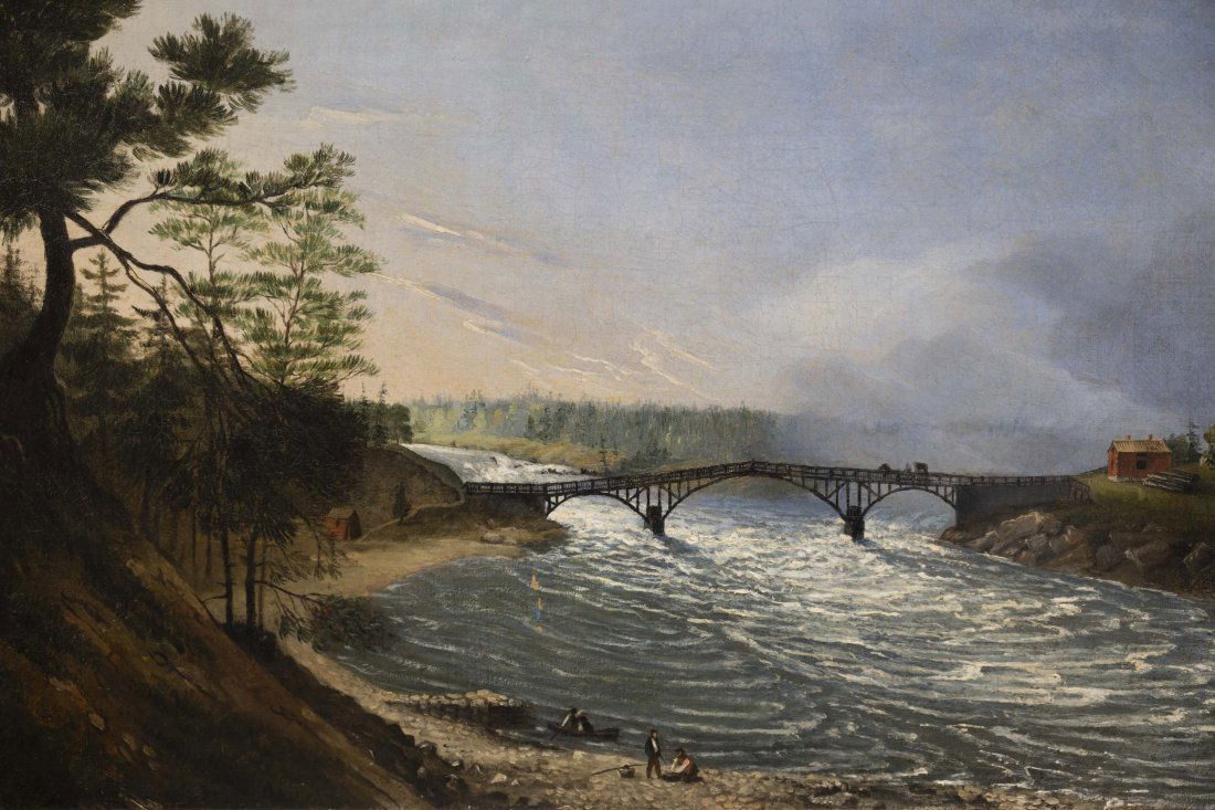 American 19th century Painting Les Adirondacks (1 of 13)