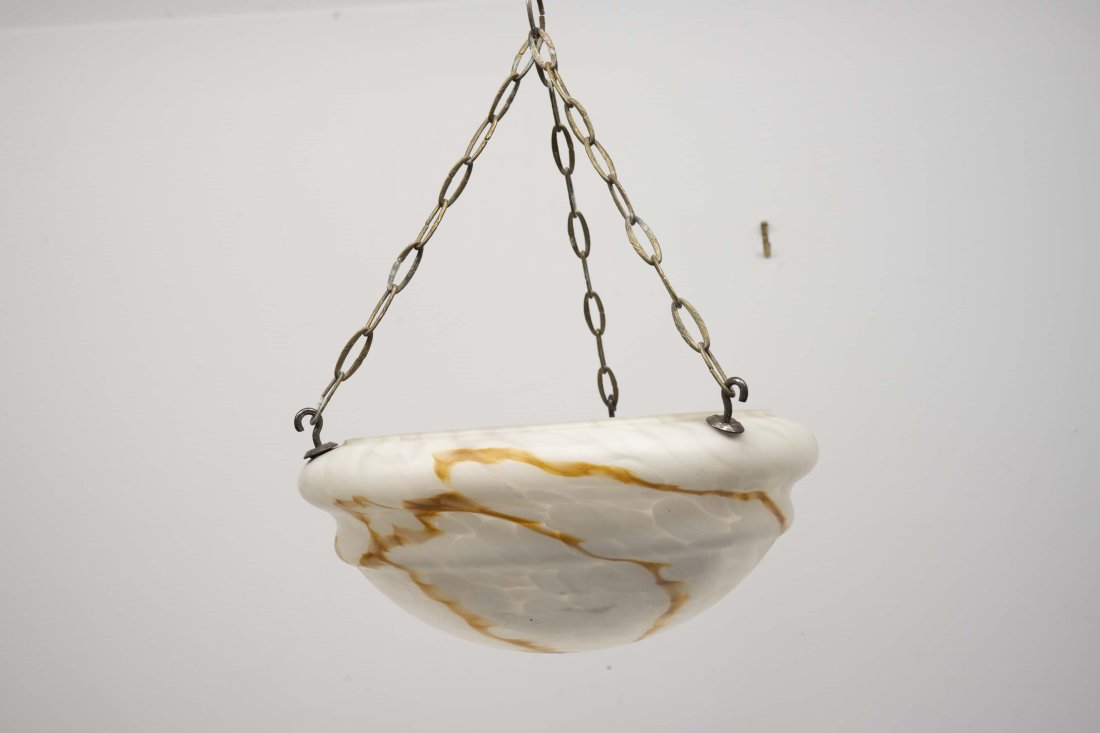 Art Deco Flycatcher Lamp with Hanging Chain (1 of 4)