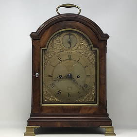 18th Century James Wild London Fusee Bracket Clock in Mahogany Case (1 of 12)